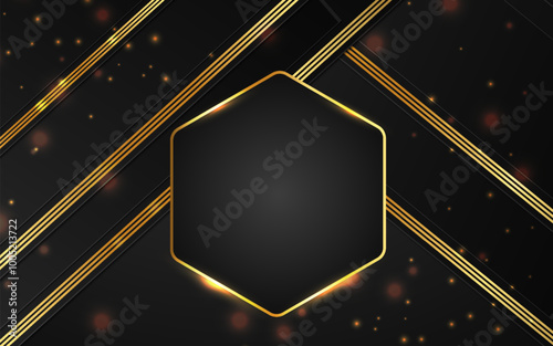 Geometric shapu luxury color background banner