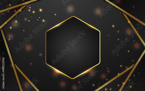 Geometric shapu luxury color background banner