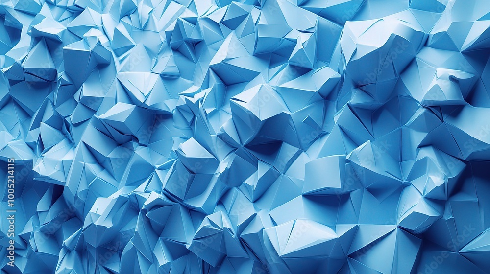 Abstract Blue Geometric Background for Creative Projects Abstract Blue Geometric Background for Creative Projects