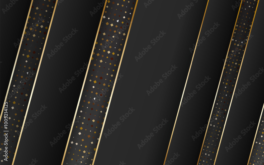 Fototapeta premium Geometric shapu luxury color background banner