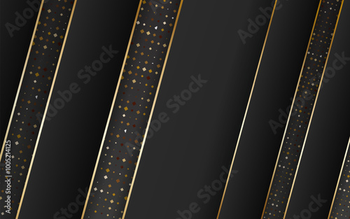 Geometric shapu luxury color background banner