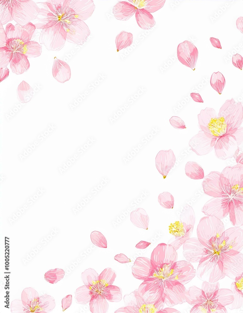 桜の背景 桜の背景