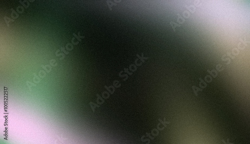 Abstract dark green purple color grainy gradient texture backdrop design. Minimal gentle colors soft noise gradient, website header, banner, poster background.