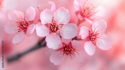 Delicate Pink Cherry Blossoms