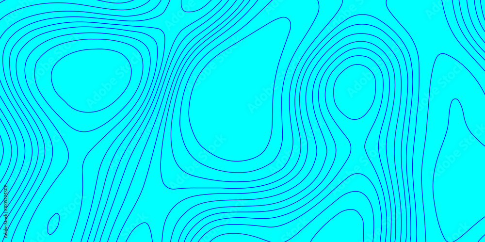 Modern wave line topography background, abstract pattern with blue line topographic map cyan background geographic map with seamless ornament contour design paper curved reliefs background. Modern wave line topography background, abstract pattern with blue line topographic map cyan background geographic map with seamless ornament contour design paper curved reliefs background.