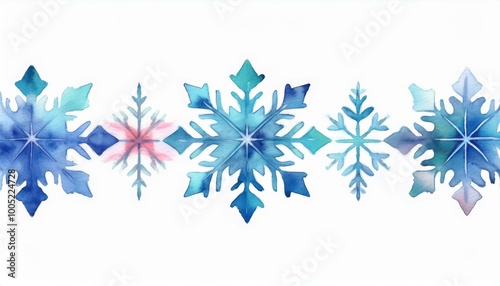 雪の結晶のライン