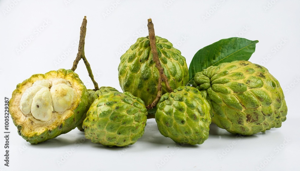Fototapeta premium Chempedak on white background. Chempedak Fruit Isolated.