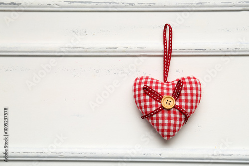 Fabric heart for Valentine'...