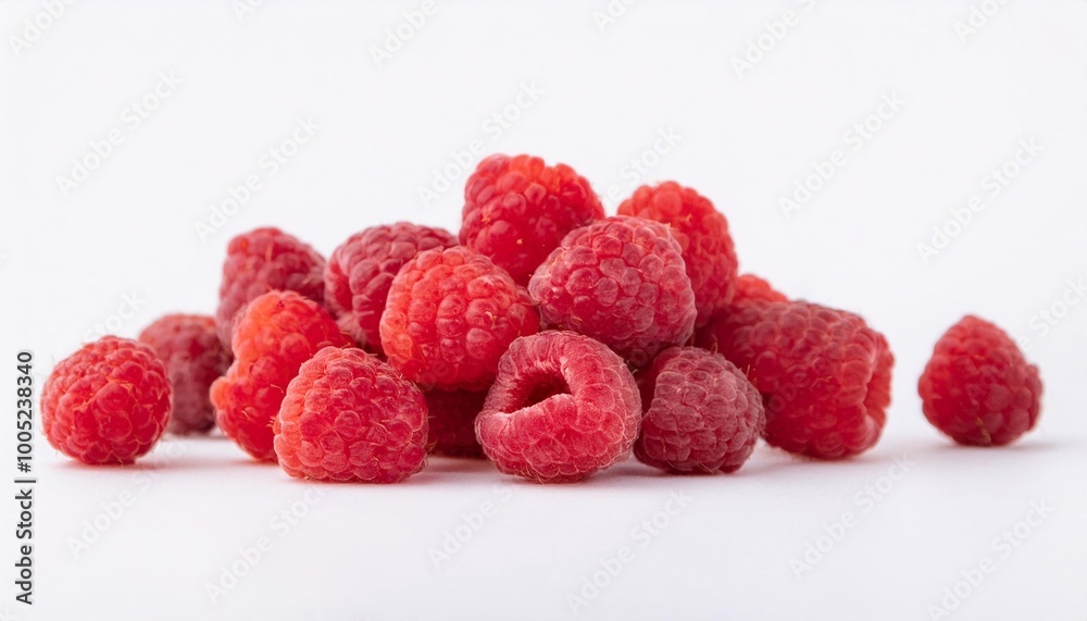 Raspberry on white background. Raspberry Fruit Isolated. Raspberry on white background. Raspberry Fruit Isolated.