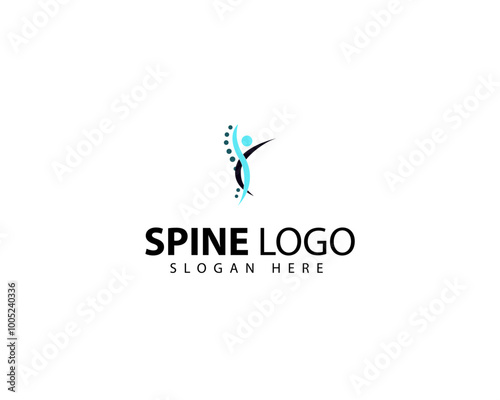 Chiropractic design element idea with creative unique concept high resolution