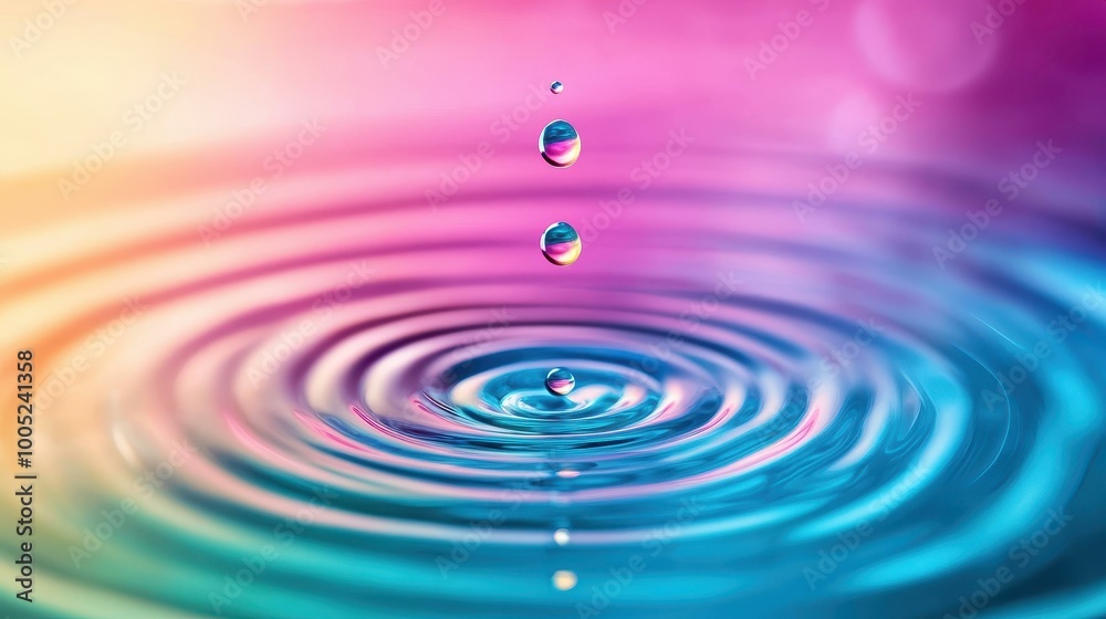Explore vibrant water drop photography featuring stunning ripples that create a captivating abstract fine art piece. Explore vibrant water drop photography featuring stunning ripples that create a captivating abstract fine art piece.