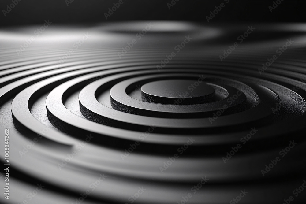 abstract black circular pattern texture background