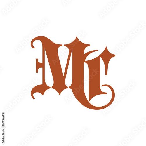 MC logo design, old english MC logo, Old english MC logo ideas, MC logo collection photo