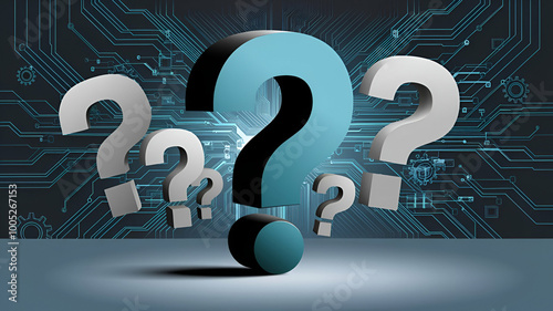 Idea of reasoning, conceptual innovation foundation, 2D delineation question mark