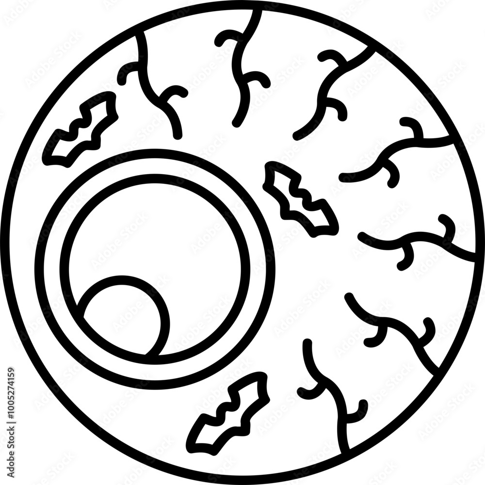 Fototapeta premium Eyeball Icon
