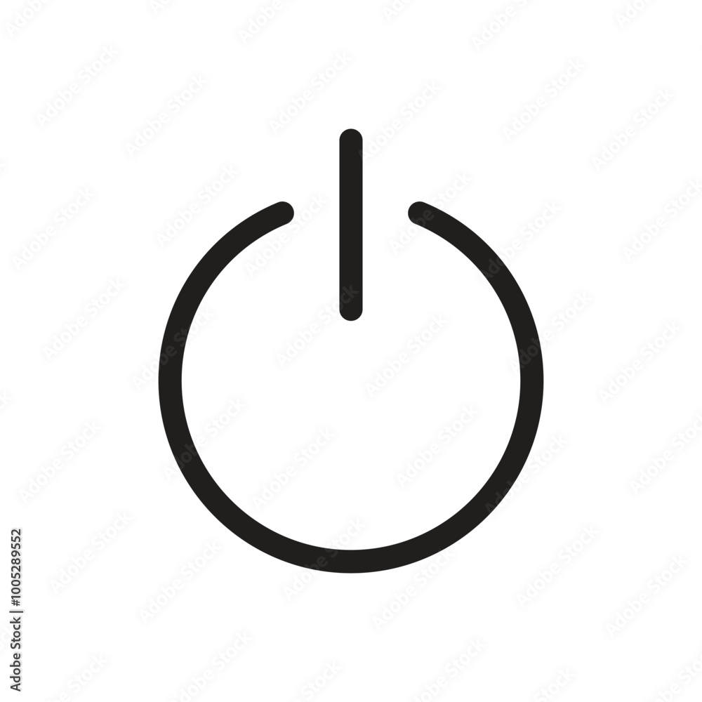 Power Icon - Line Power Icon - Line