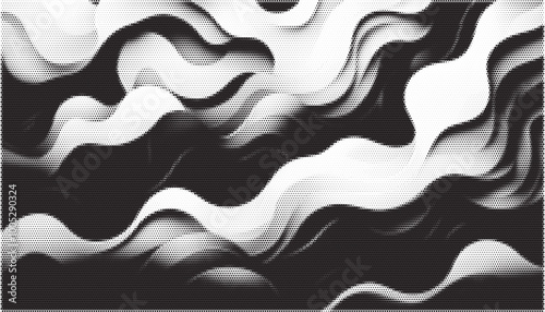 Abstract halftone dotted pattern for backgrounds