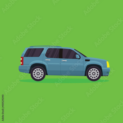 Urban Adventure SUV Illustration: Blending Modern Design and Off-Road Power for City and Nature Explorers