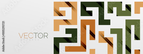 Color bend lines with shadow texture effect. Vector Illustration For Wallpaper, Banner, Background, Card, Book Illustration, landing page