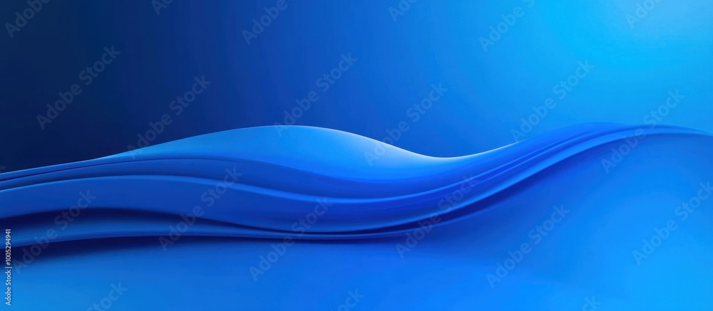 Obraz premium Abstract Blue Wave Background