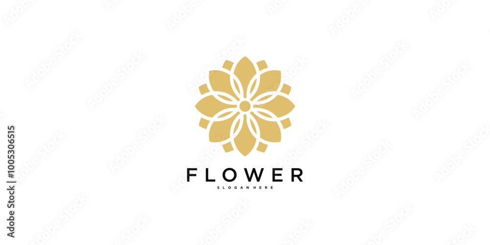 Abstrack luxury floral logo design. Premium Vector Abstrack luxury floral logo design. Premium Vector