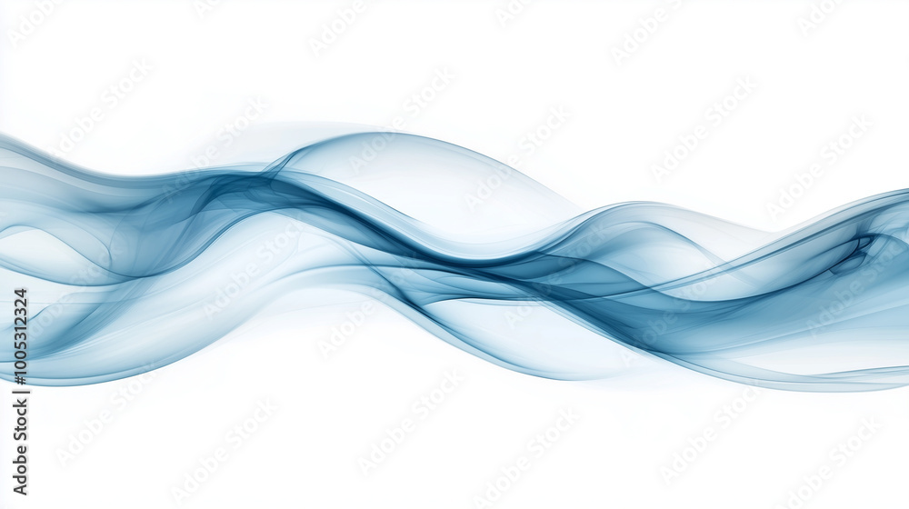 An abstract rendering of swirling smoke or ink in water v3 An abstract rendering of swirling smoke or ink in water v3