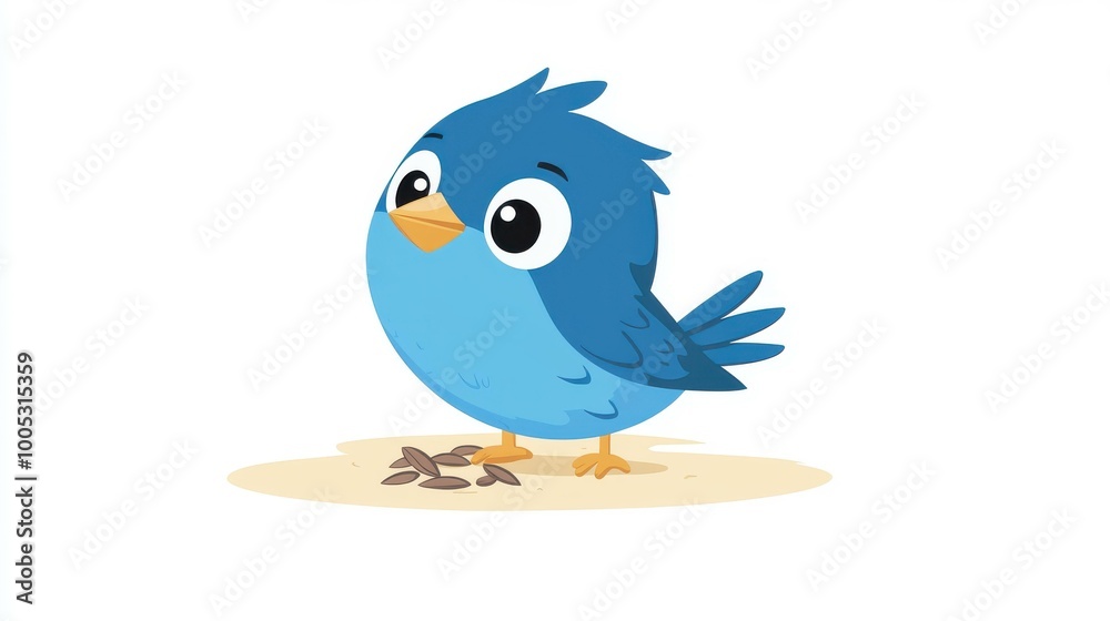 This playful blue sparrow flies gracefully, spreading joy as it enjoys seeds and the wonders of the great outdoors. This playful blue sparrow flies gracefully, spreading joy as it enjoys seeds and the wonders of the great outdoors.