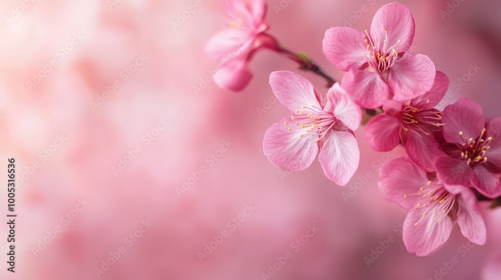 Delicate Pink Cherry Blossoms Delicate Pink Cherry Blossoms
