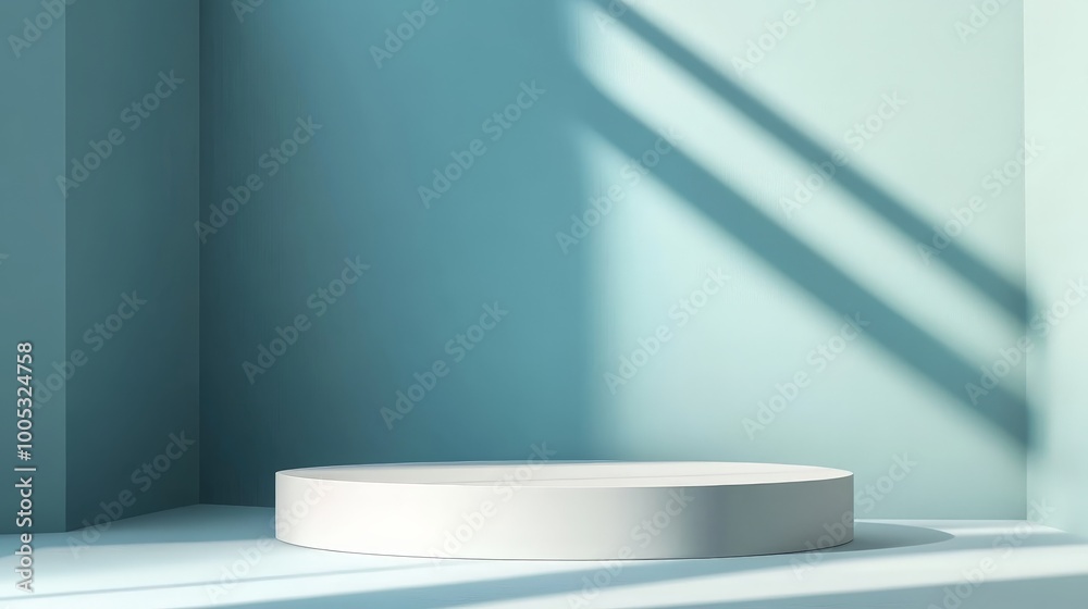 3D render of a vector abstract background featuring a minimalist podium and empty round stage, perfect for showcasing products and modern mockup designs 3D render of a vector abstract background featuring a minimalist podium and empty round stage, perfect for showcasing products and modern mockup designs