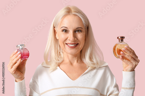 Beautiful mature woman with...