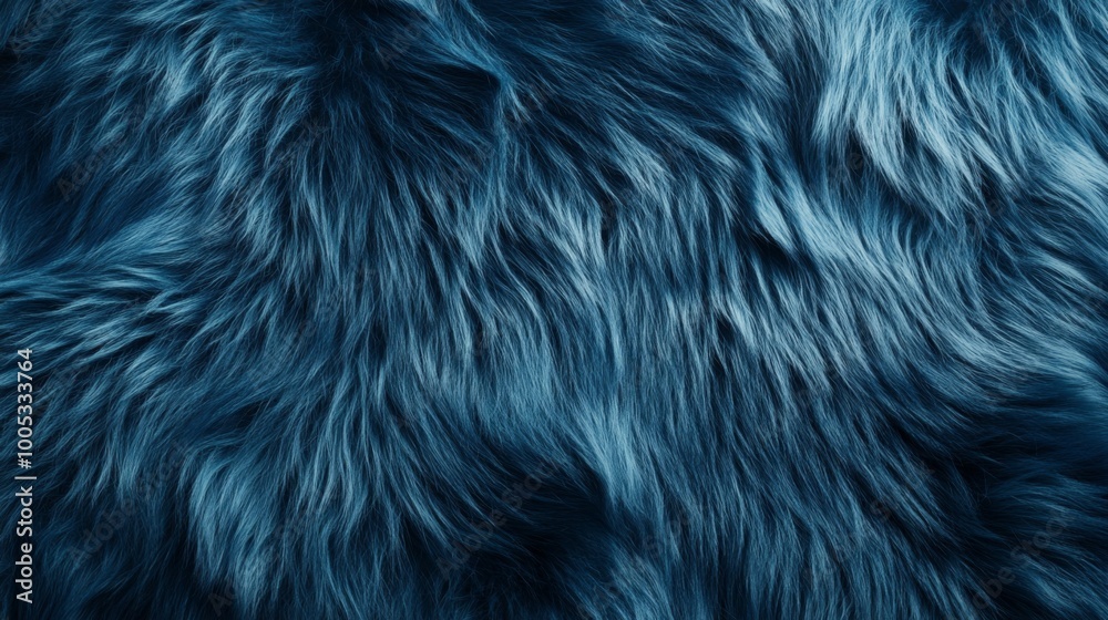 Close-up of soft, blue fur texture. Close-up of soft, blue fur texture.