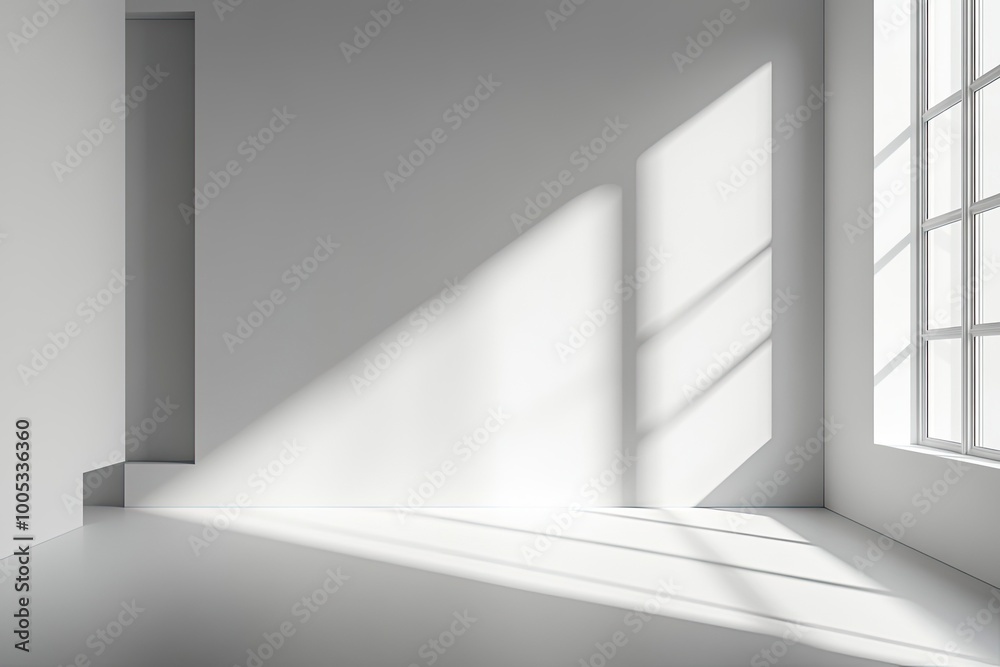 Empty area scene. Interior of living minimal style with empty space for products presentation or text for advertising with generative ai Empty area scene. Interior of living minimal style with empty space for products presentation or text for advertising with generative ai