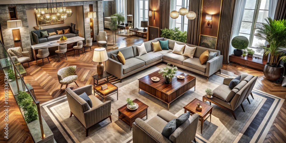Refined furniture collection curated for luxurious hotel interiors and stylish accommodations, seamlessly blending Refined furniture collection curated for luxurious hotel interiors and stylish accommodations, seamlessly blending