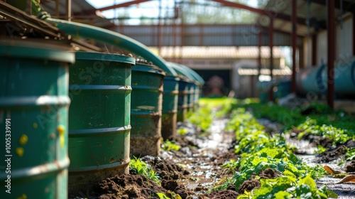 Anaerobic Digestion: Breaking down organic waste like food scraps and manure without oxygen produces biogas, which can be used for heating and electricity generation.
 photo