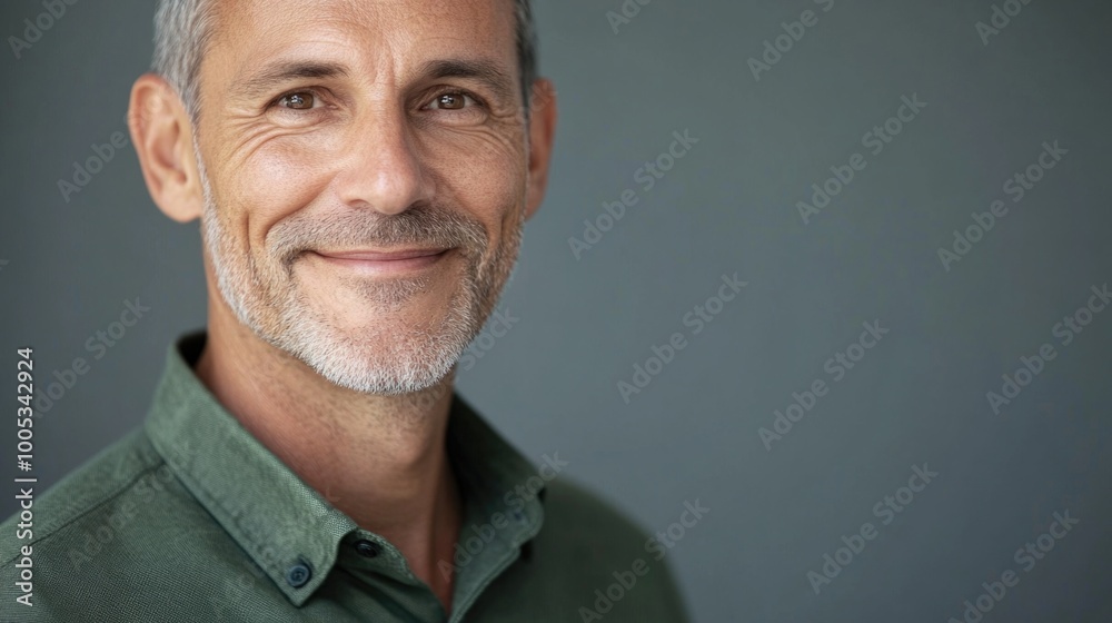 Fototapeta premium Jovial Man with Beard