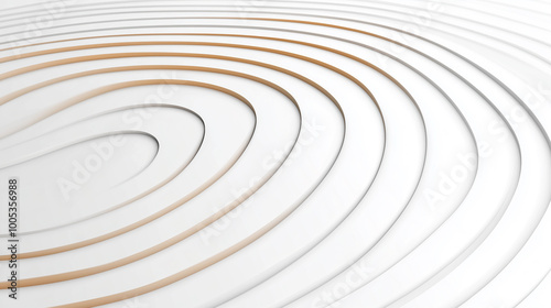  a series of concentric, white ripples with subtle golden accents.