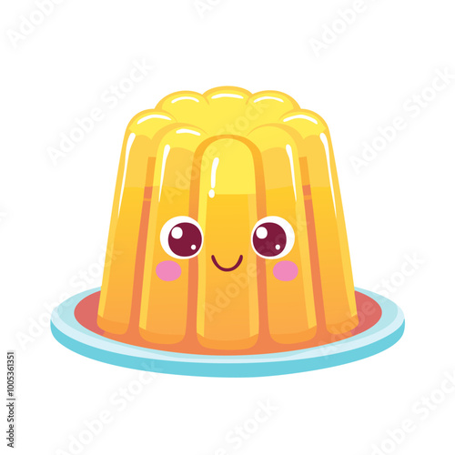 Jelly Food Eat Meal Snack Cuisine Animation Kawaii Character
