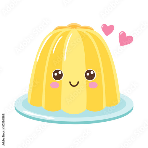 Jelly Food Eat Meal Snack Cuisine Animation Kawaii Character
