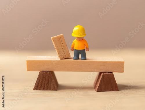 Risk management in construction planning, anticipating delays, cost overruns, and safety risks, construction planning, risk mitigation photo