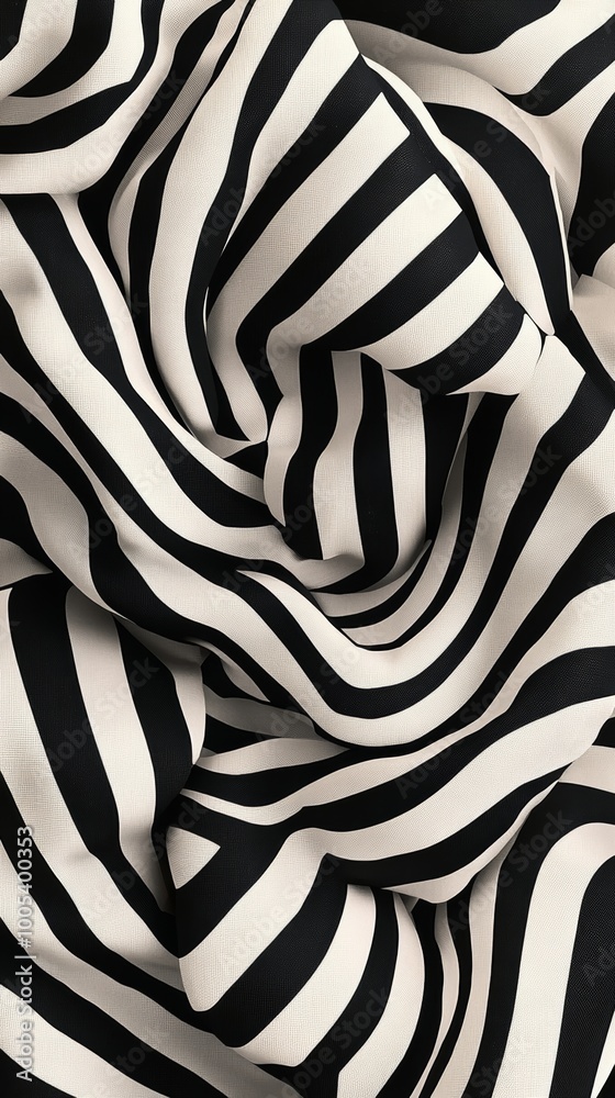 black and white striped fabric texture, artistic black and white striped fabric texture, artistic