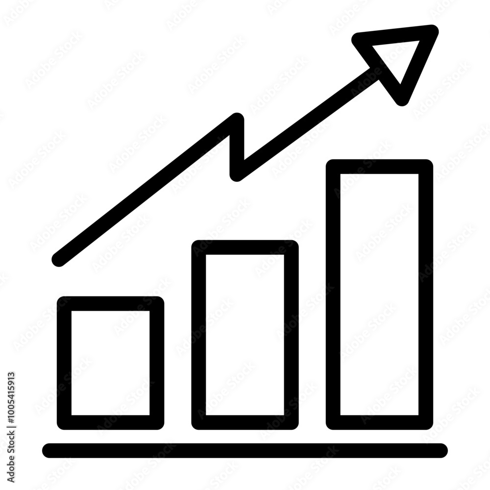Rising graph icon Rising graph icon