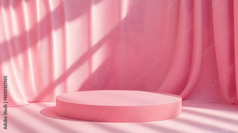Abstract pink geometry shape background. podium minimalist mock up scene. 3d rendering. Abstract pink geometry shape background. podium minimalist mock up scene. 3d rendering.