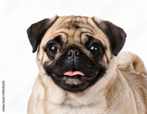 pug dog portrait