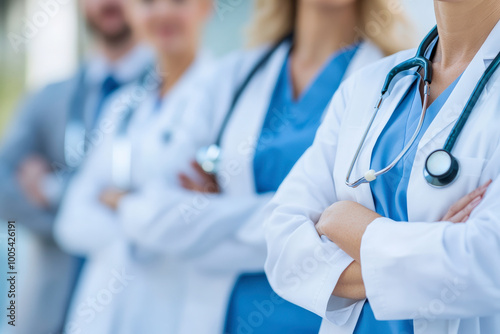 Medical Team with Folded Arms