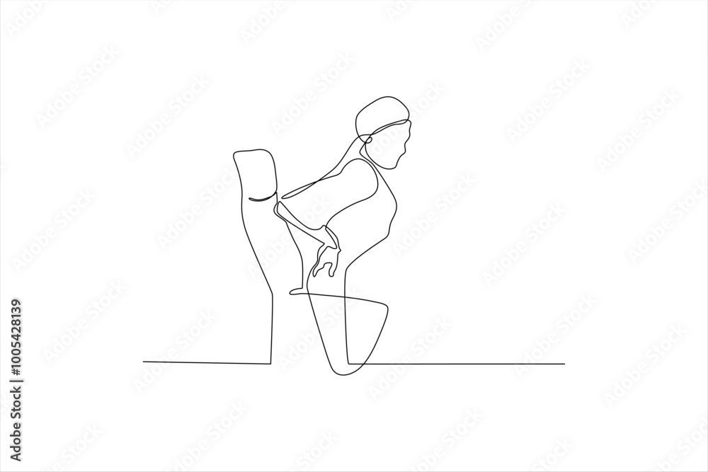 continuous line of woman sitting on chair continuous line of woman sitting on chair