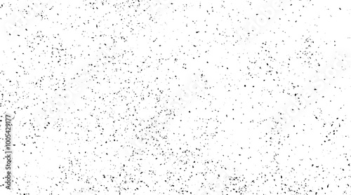 Grunge style dusty overlay texture with white background, Textured shabby background in retro black color, noisy gritty effect, spray, vector illustration. Fine grain dusty texture in grunge style.