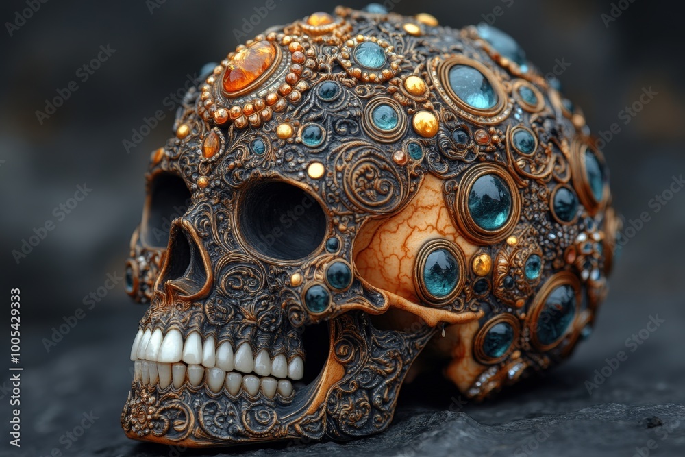 Obraz premium Skeleton Skull