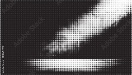 Abstract halftone dotted pattern for background