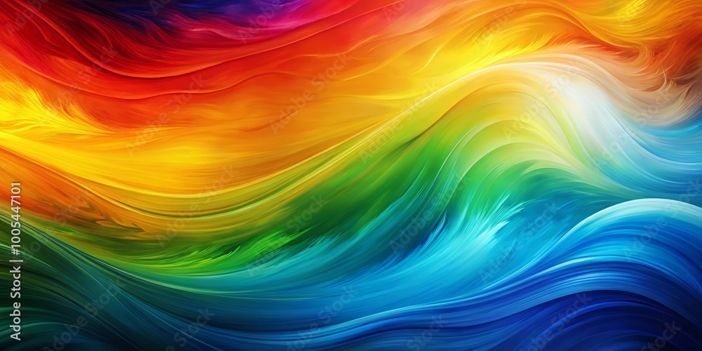 Abstract Flow of Vibrant Hues in Curving Layers Abstract Flow of Vibrant Hues in Curving Layers