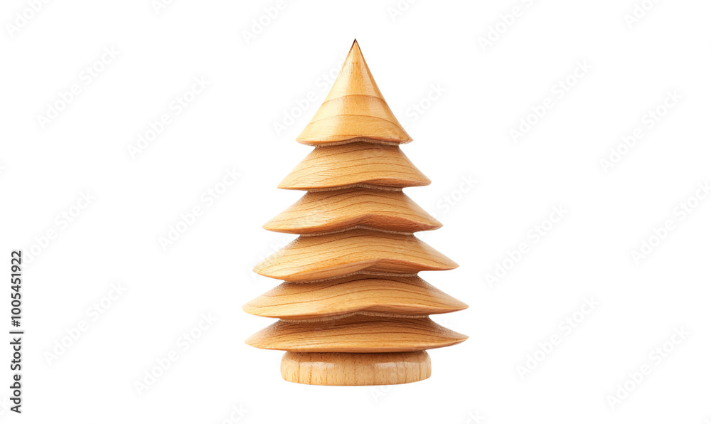 Isolated wooden Christmas tree, clear backdrop Isolated wooden Christmas tree, clear backdrop